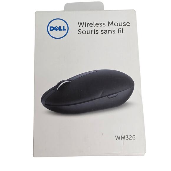 Dell Black  Wireless Mouse Model WM326 New in Box - Picture 1 of 8